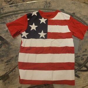 Place Red and White Short Sleeve Tee